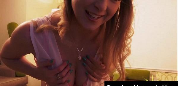  Horny Finger Fucking Sunny Lane Pleases Her Pink Pussy!
